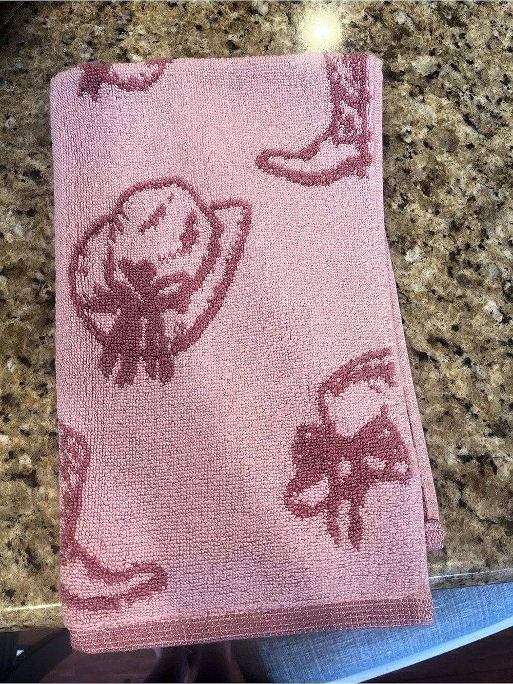 Wrangler Pink Cowgirl Hand Towel New